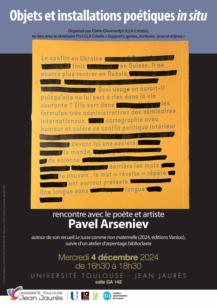 Affiche_rencontre av Pavel Arseniev